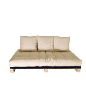 Canapé convertible Ellen avec futon 140x200