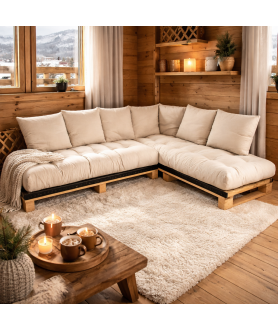 Banquette d'angle convertible