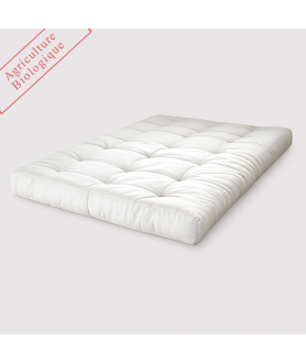 Futon Coton et latex biologique