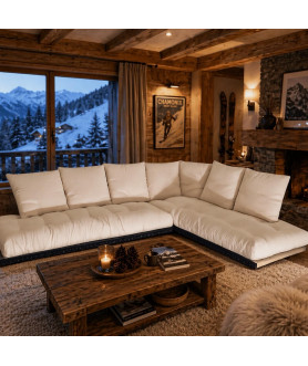 Banquette d'angle convertible