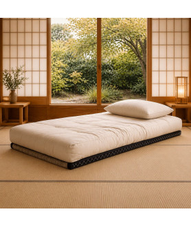 Lit futon sur tatami